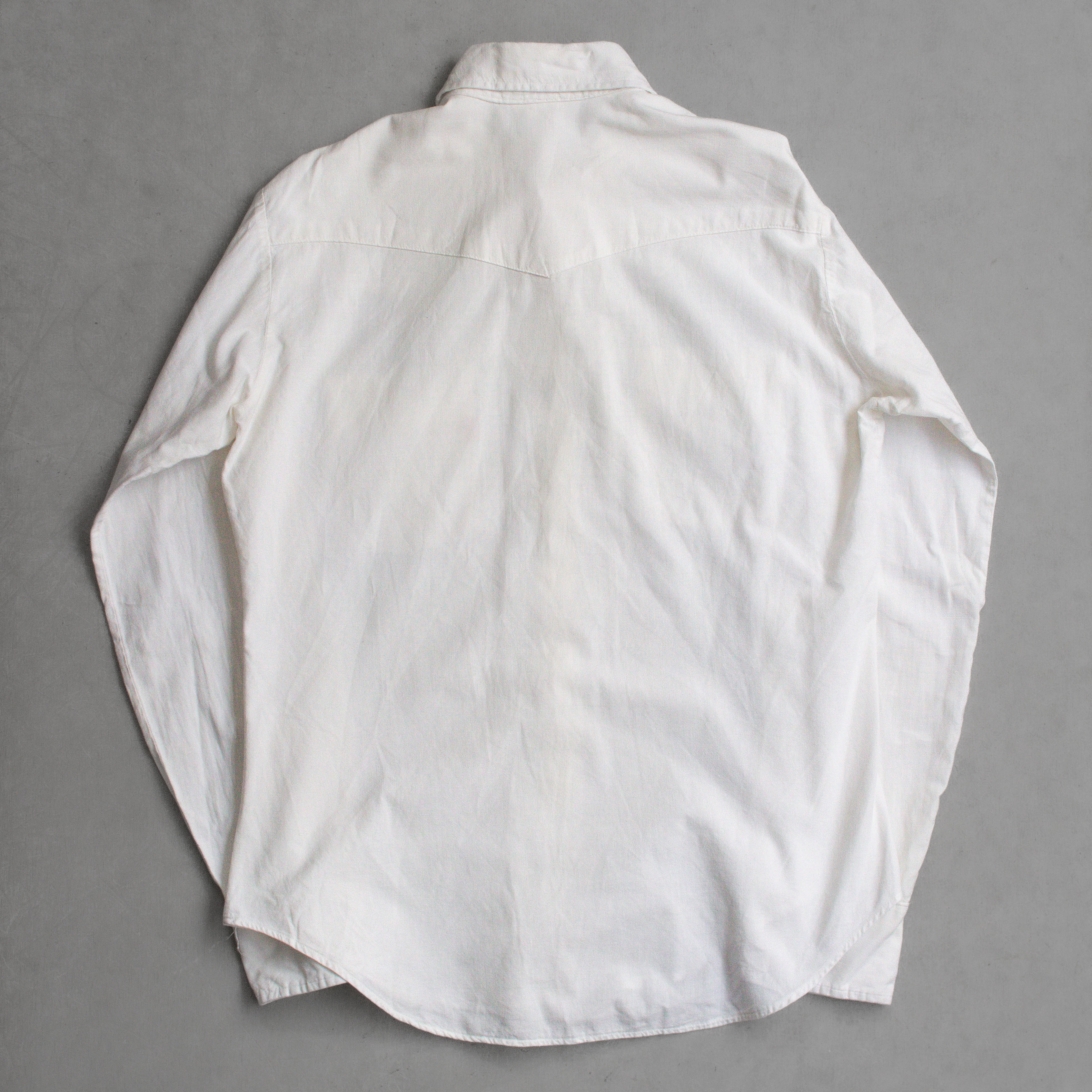 LEVIS ORANGE TAB WESTERN SHIRT 美國 橘標 白色 西部 長袖 襯衫