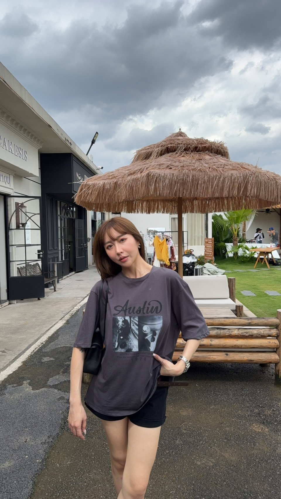 人物印花超薄照片上衣