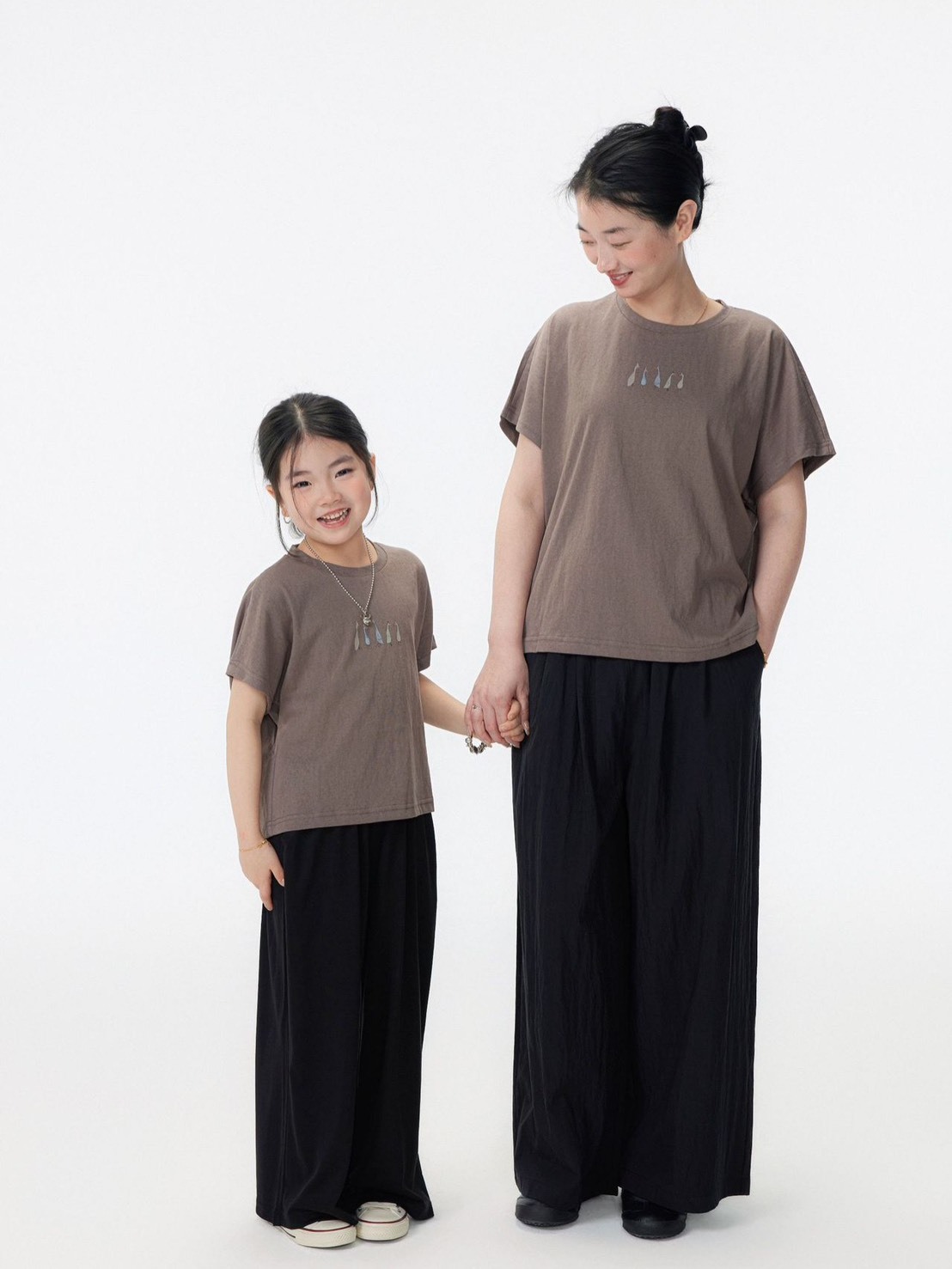 小鳥印花短袖上衣|大人