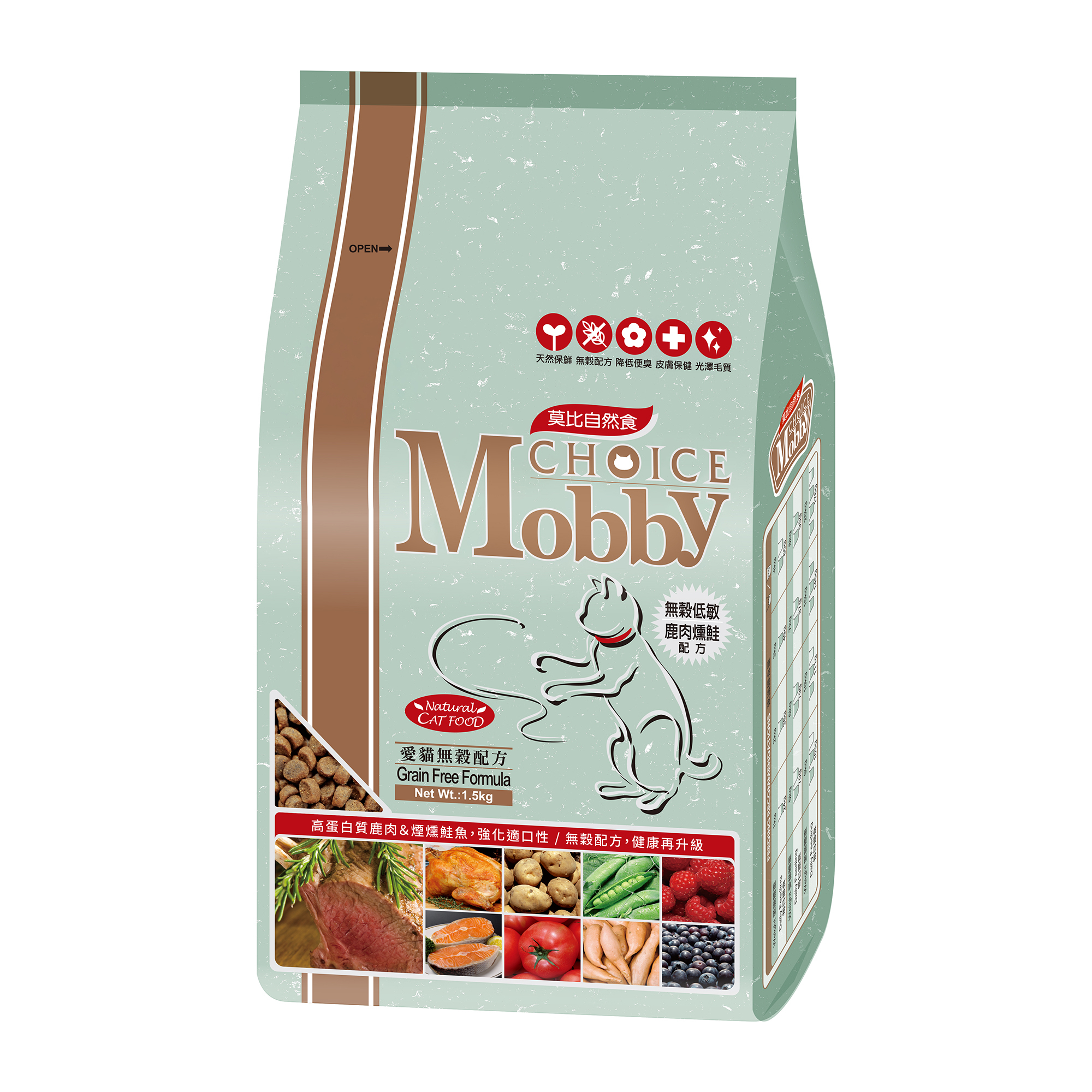 鹿肉鮭魚無穀配方｜莫比自然食 Mobby Choice