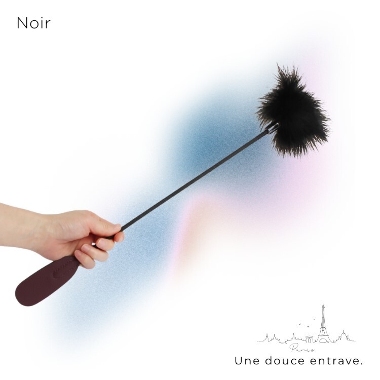 Noir 巴黎午夜 兩用羽毛馬鞭 sm羽毛 搔癢羽毛 sm馬鞭 sm鞭子