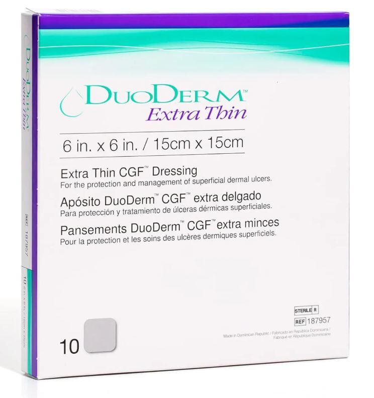 DuoDERM® Extra Thin 15x15cm 1 box (10 pcs)