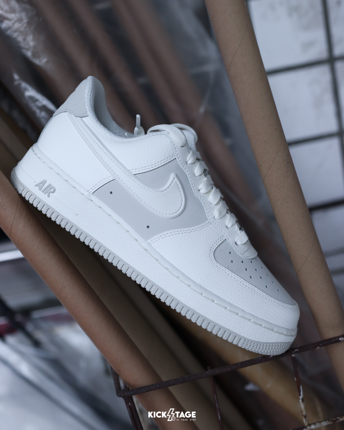 [特價售出無退換] 男鞋 NIKE AIR FORCE 1 '07 LV8 'Sail Light Bone' 骨白 拼接 荔枝皮 立體勾 經典 休閒鞋【IR1475-133】AF1 WAF1