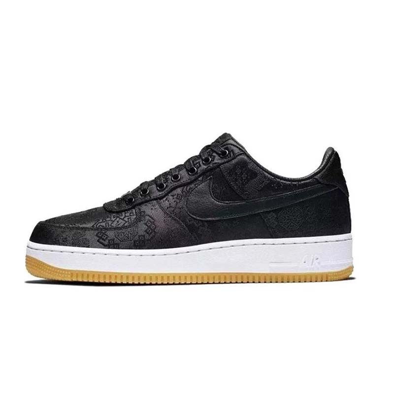 Nike Air Force 1 Low Fragment Design x CLOT 聯名 黑絲綢 休閒鞋 黑色 男鞋 CZ3986-001 [台灣現貨]