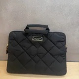 [S] MARC JACOBS BLACK S550M06FA21-001 QUILTED NYLON LAPTOP BAG, 191267933191 (SMJ706)