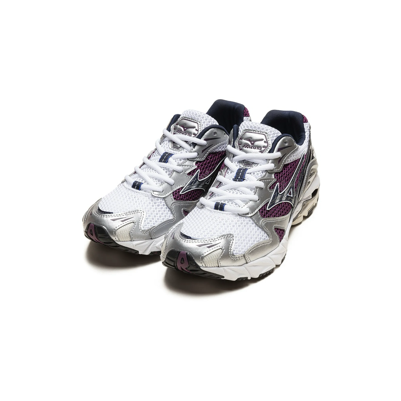 Mizuno Wave Rider 10 White/Baritone Blue/Dark Purple