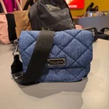 [S] MARC JACOBS DENIM BLUE 4S6HMS106H02-468 NYLON MESSENGER BAG, 196611811088 (SMJ707)