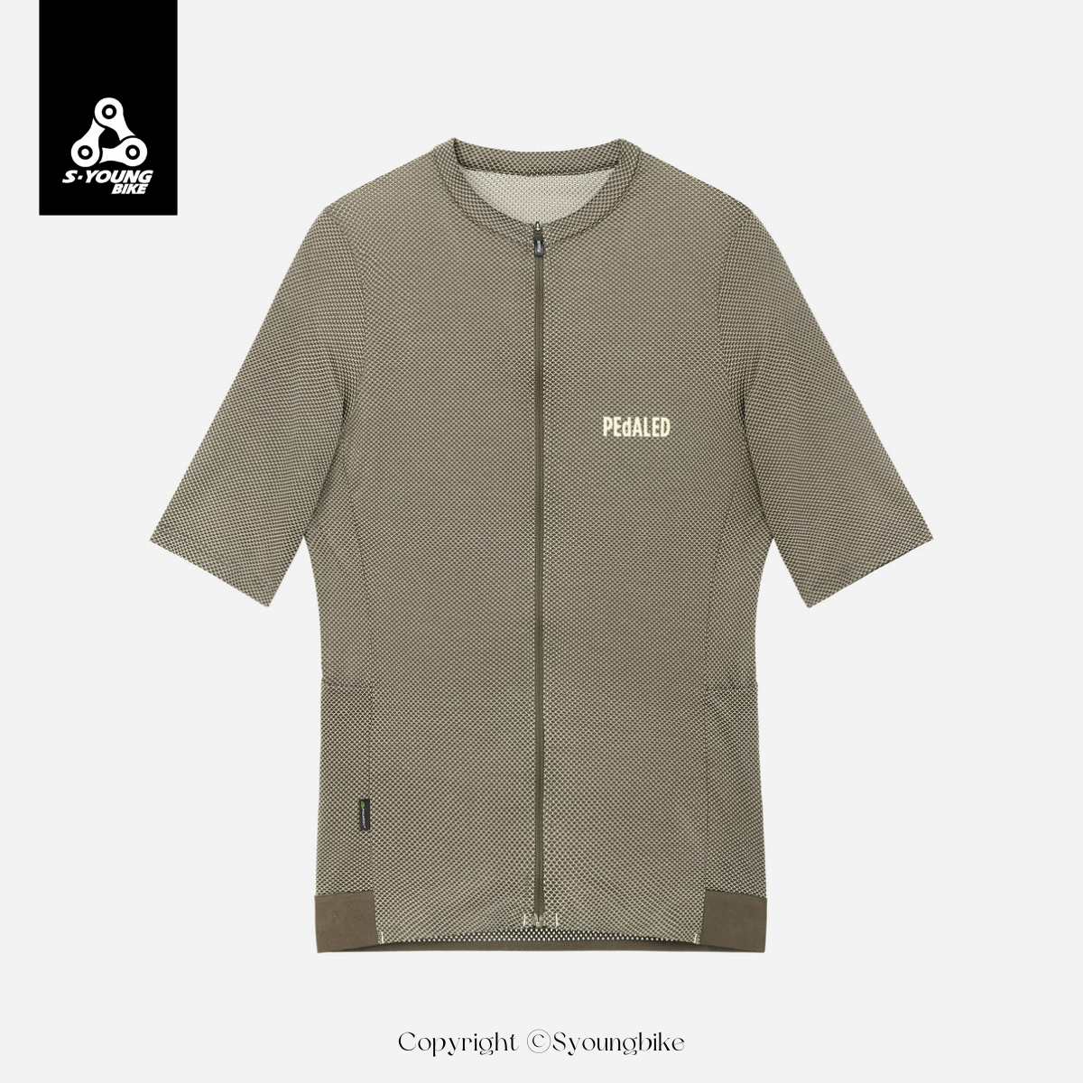 【PEdALED】W's ODYSSEY Delta Jersey 女短袖車衣 / Military Green