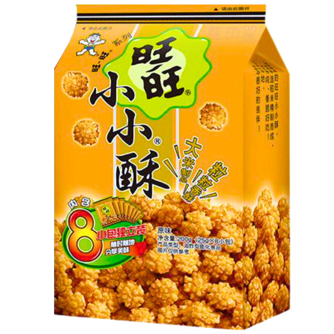 旺旺小小酥 (原味) 200G (內含8小包獨立裝) (橙) 到期日 2026-8-1