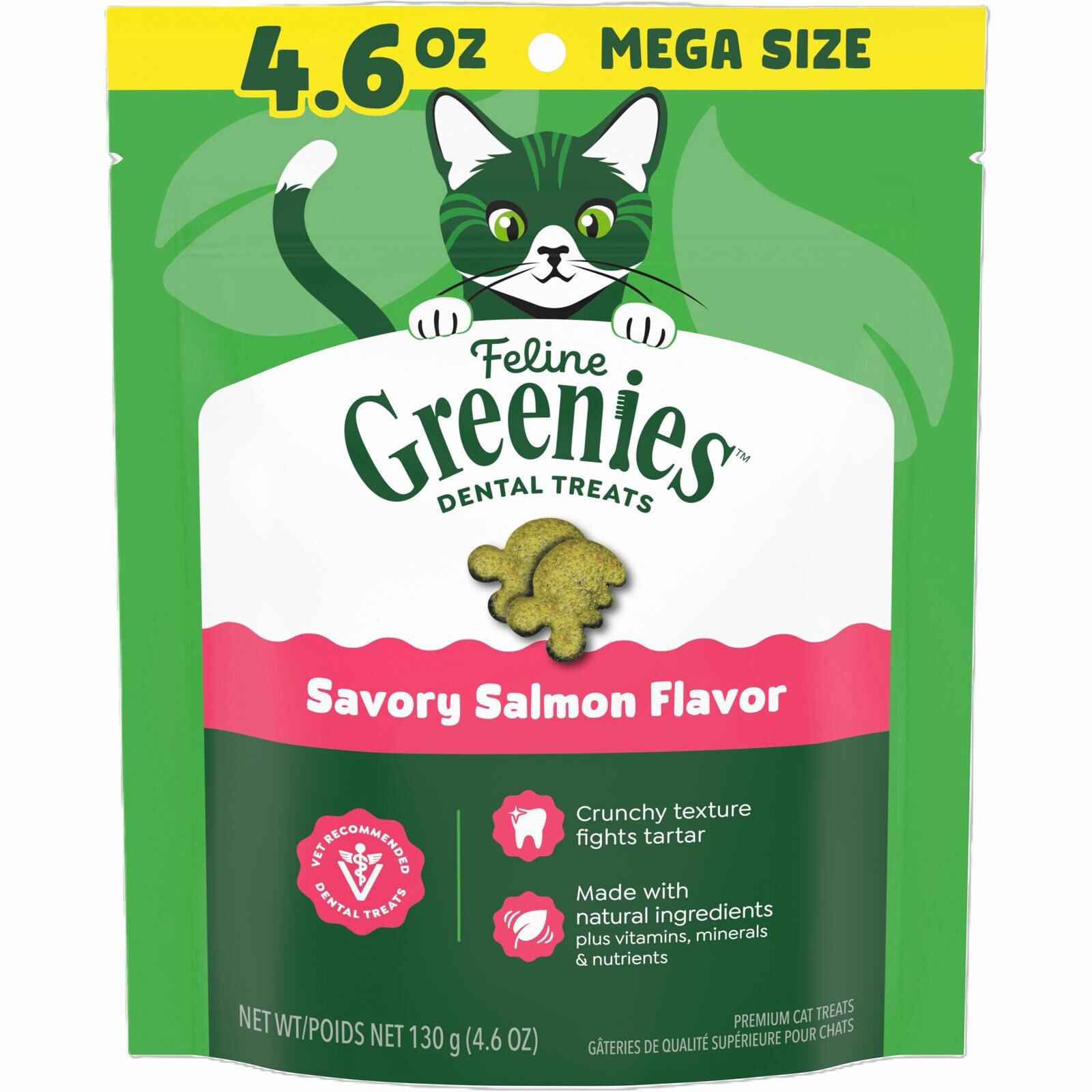 Greenies™ 貓貓潔齒餅 (三文魚味) 4.6oz