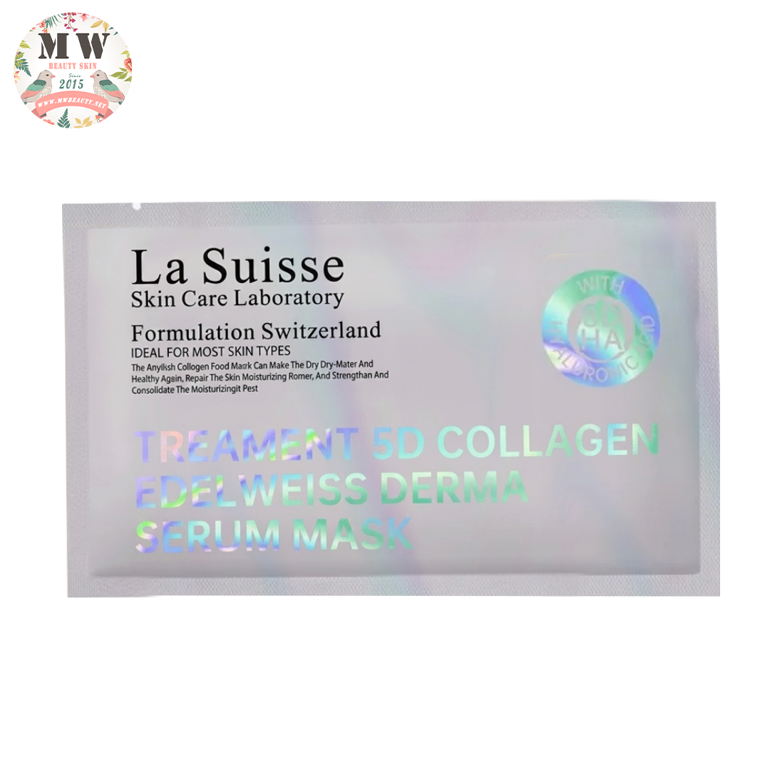La Suisse 5D膠原雪絨花精華修複速安面膜 X 10 片