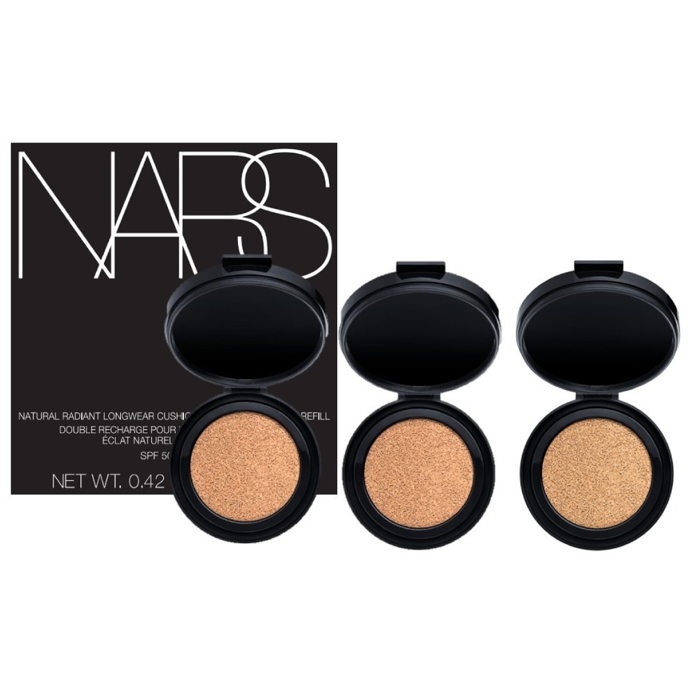 【NARS】超持久亮顏氣墊粉蕊3入組 DEAUILLE
