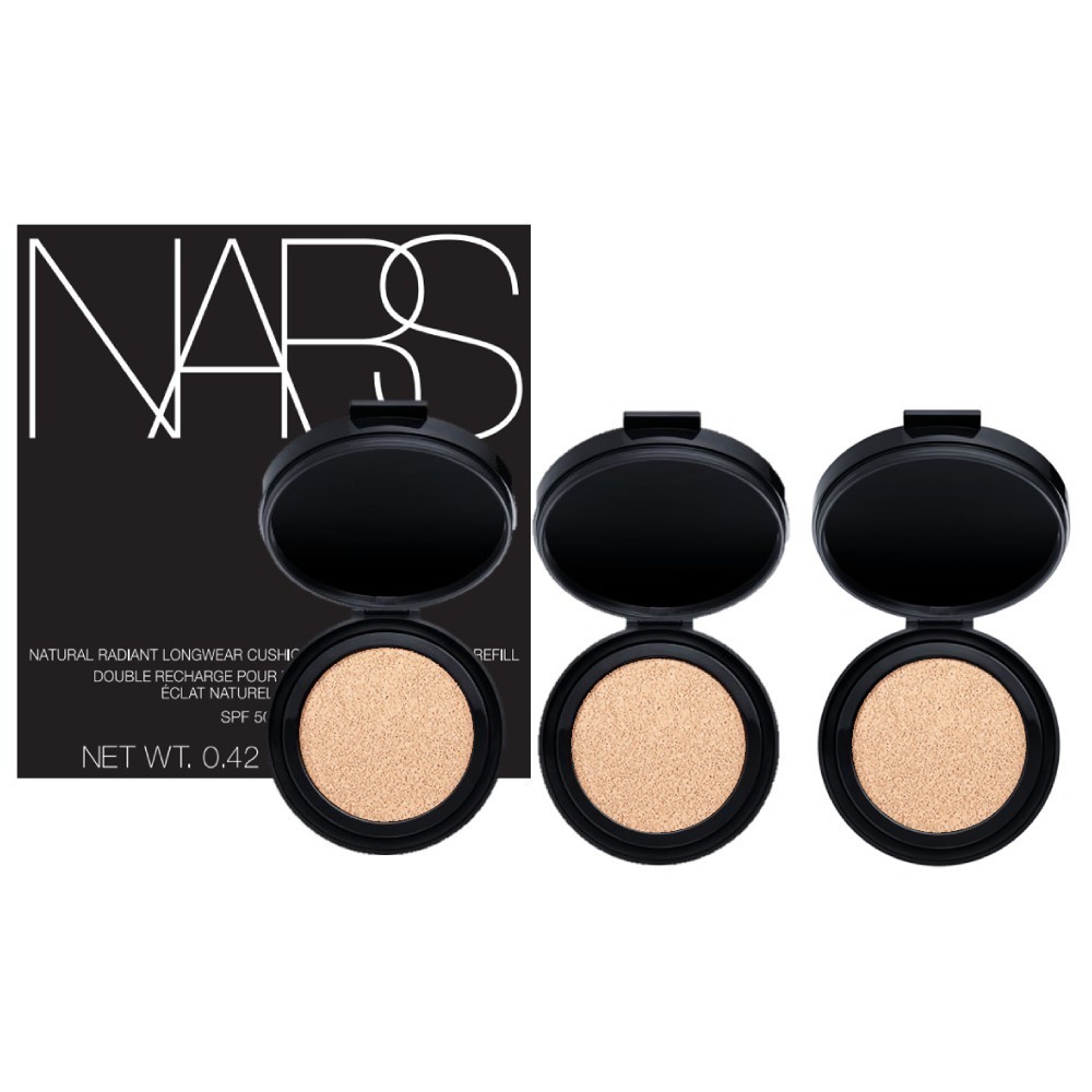 【NARS】超持久亮顏氣墊粉蕊3入組  FINLAND