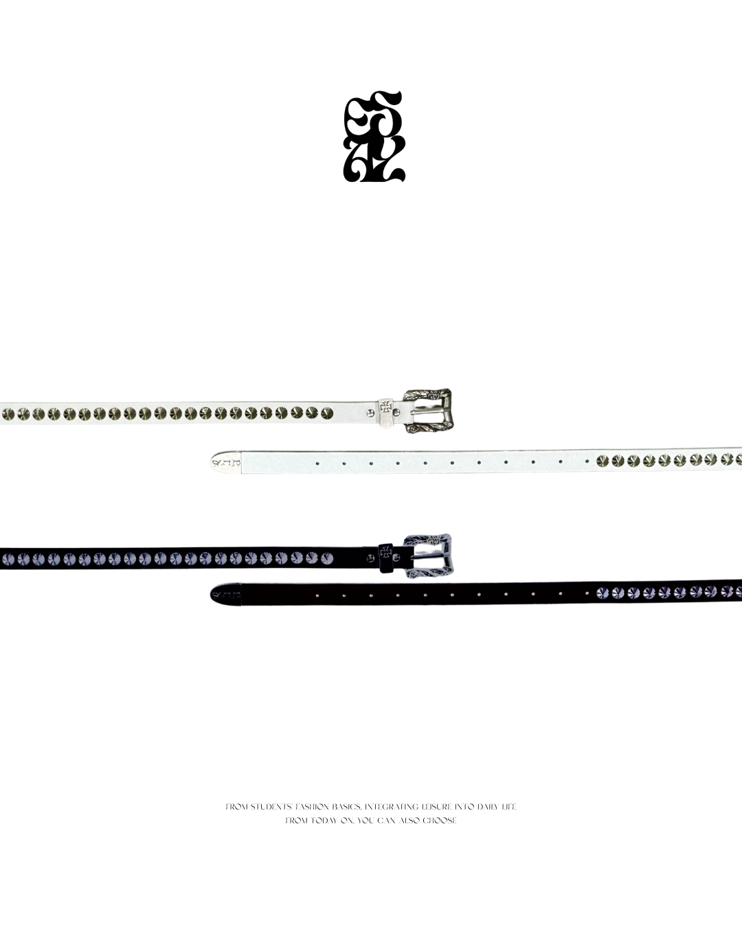 玫瑰騎士金屬皮帶