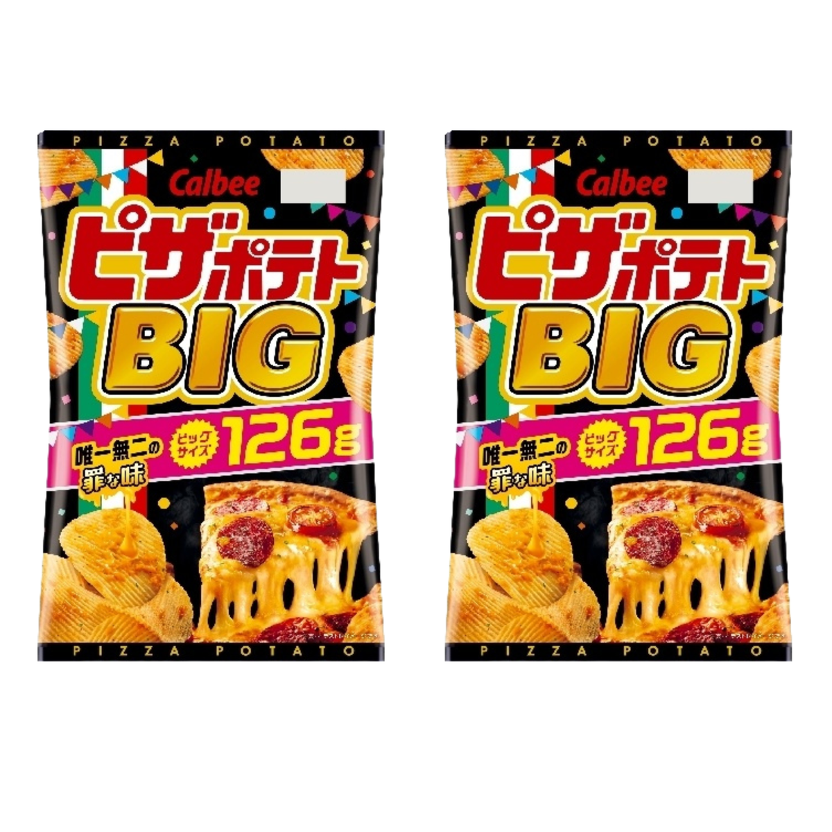 卡樂B - 日本BIG芝士薄餅味薯片126G X2 到期日 2026-7-1