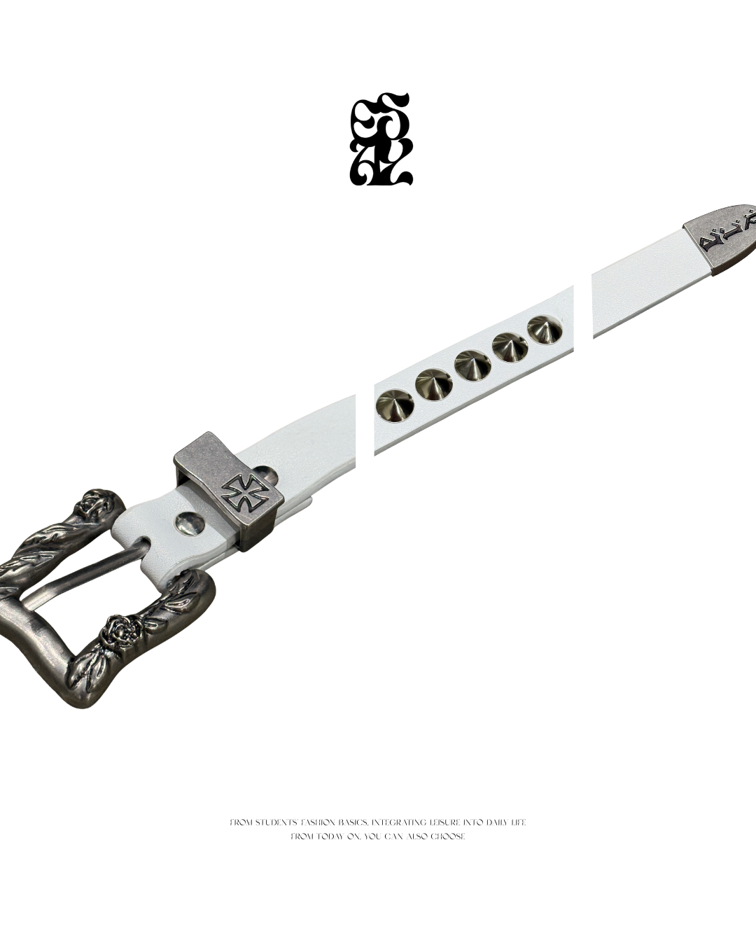 玫瑰騎士金屬皮帶