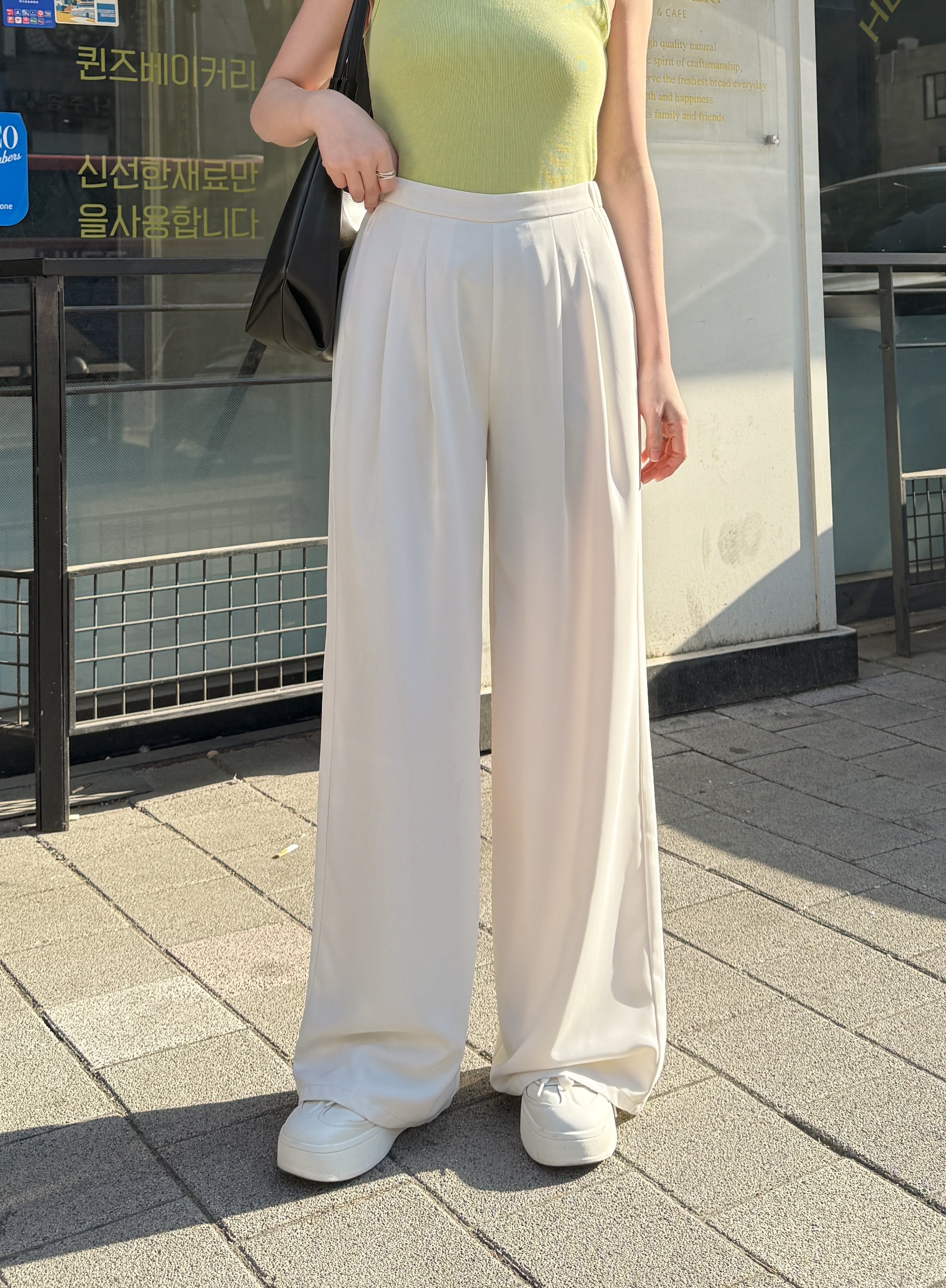 オリジナル 接触冷感 美脚シルエット スラックス 2.0