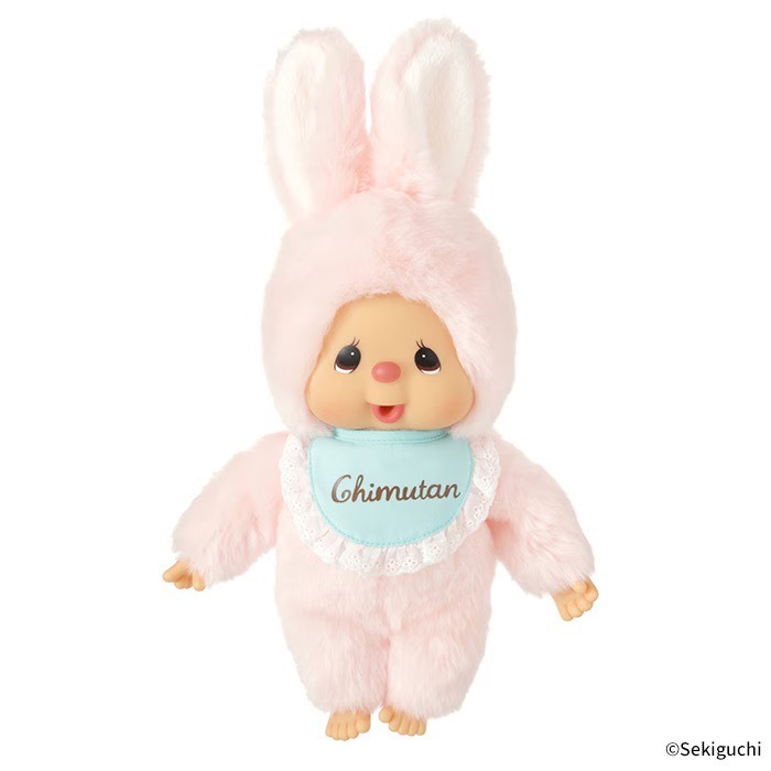 🇯🇵 MONCHHICHI 夢奇奇 蒙奇奇 Chimutan 粉紅色 兔子 玩偶 娃娃 / 預購