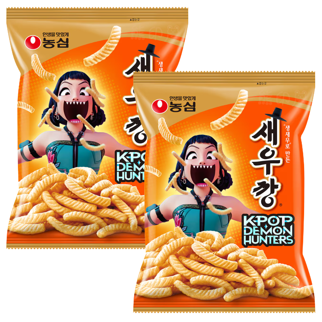 韓國農心蝦條 90G X 2 (款式隨機發貨) 到期日 2026-7-1