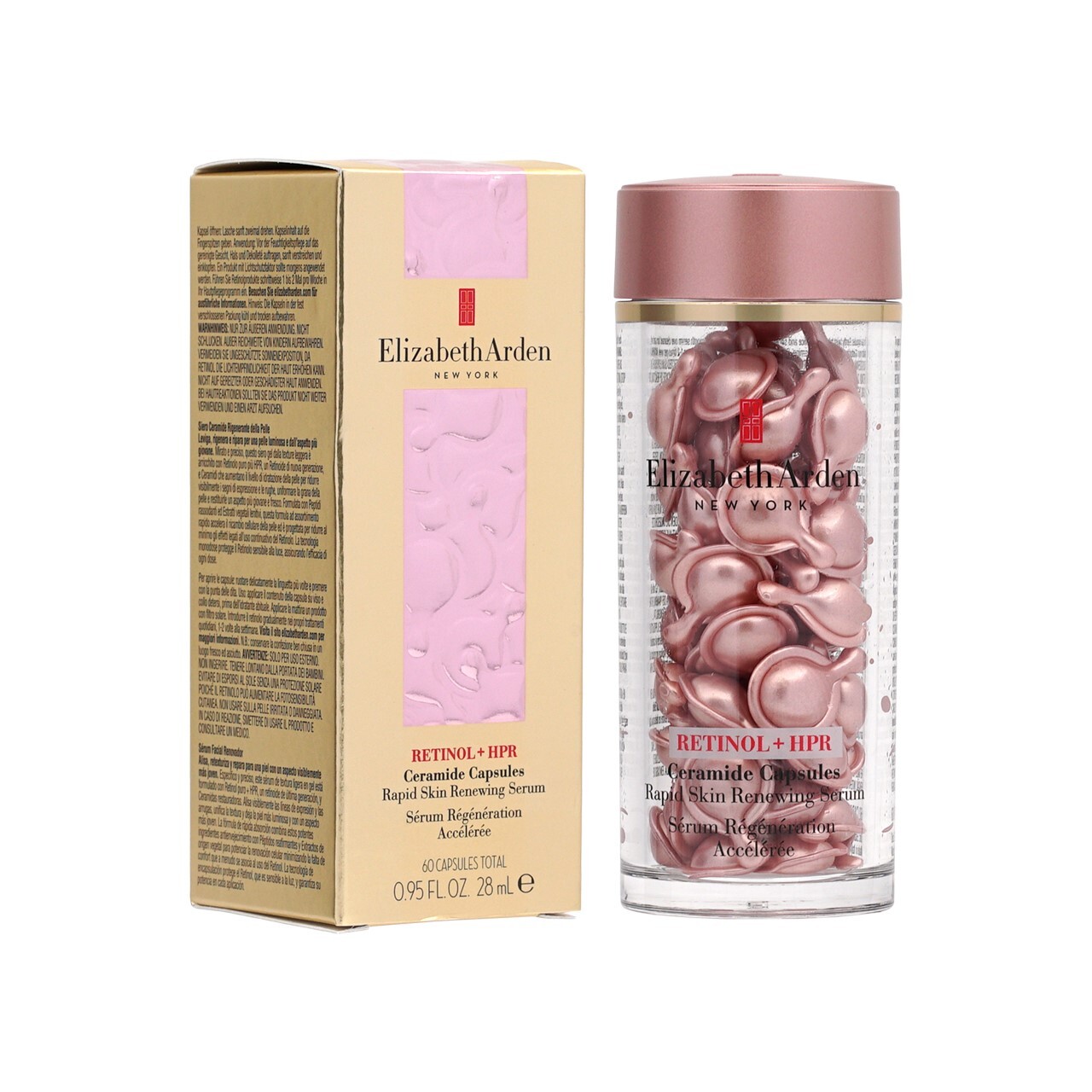 Elizabeth Arden雅頓升級版黃金導航抗皺膠囊60粒(粉膠)