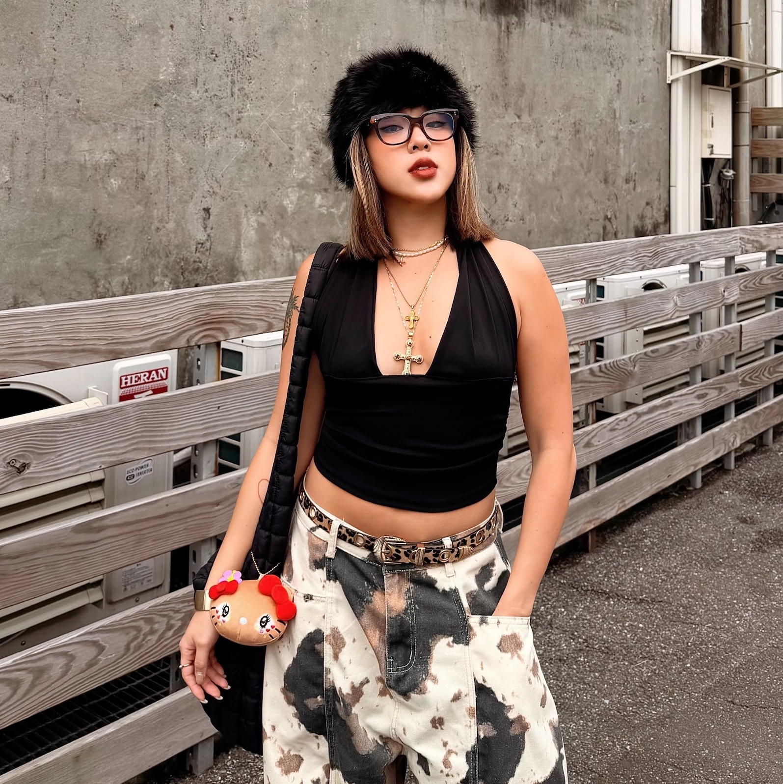 𝟗𝟎’𝐬 𝐖𝐢𝐥𝐝 𝐄𝐝𝐠𝐞🐆 復古毛感豹紋皮帶