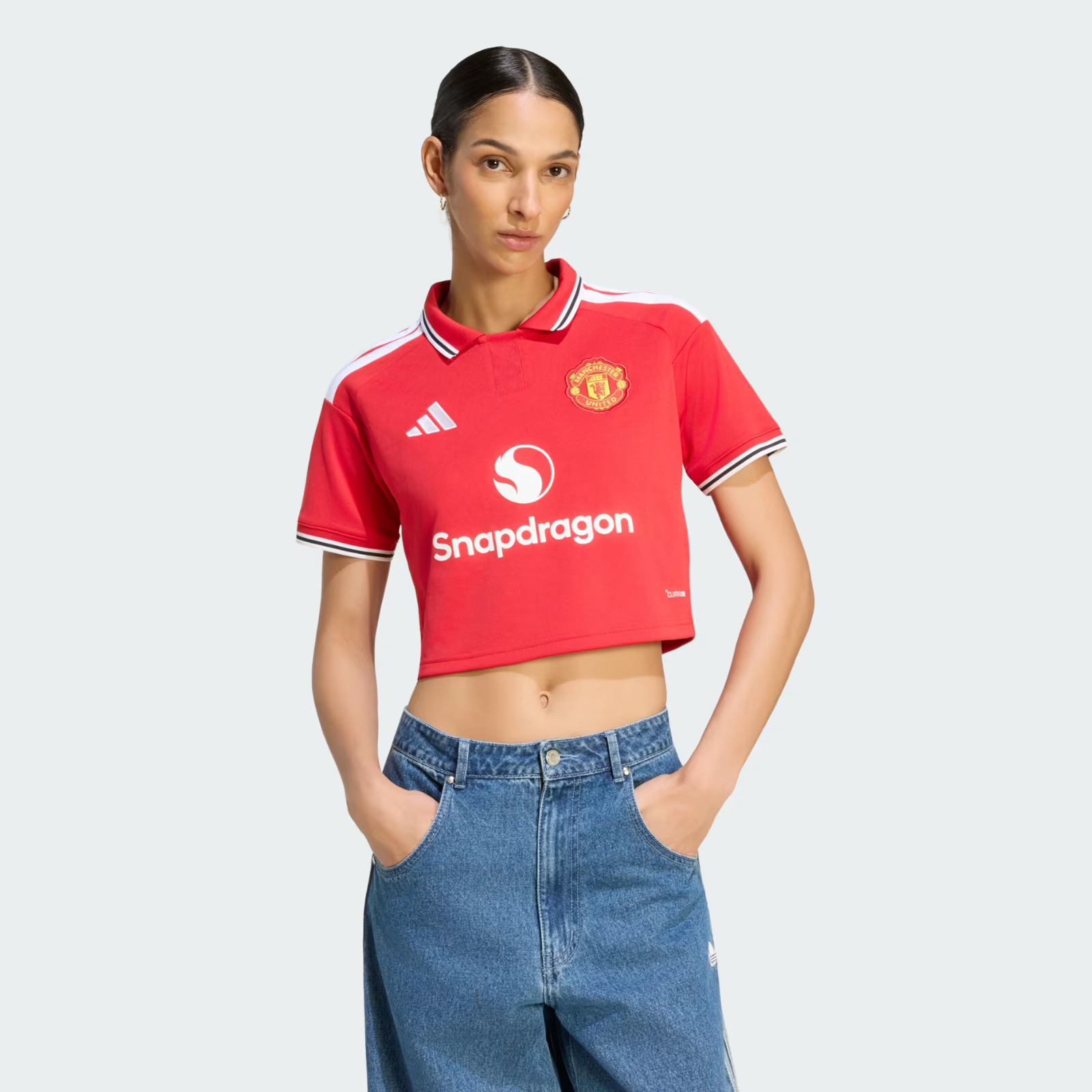 2026 Manchester United Home Jersey Crop with EPL Nameset (單號碼)