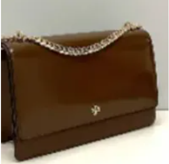 [S] TORY BURCH RICH WALNUT EMERSON SMOOTH FLAP ADJUSTABLE SHOULDER BAG, 175657-200 (STB775)