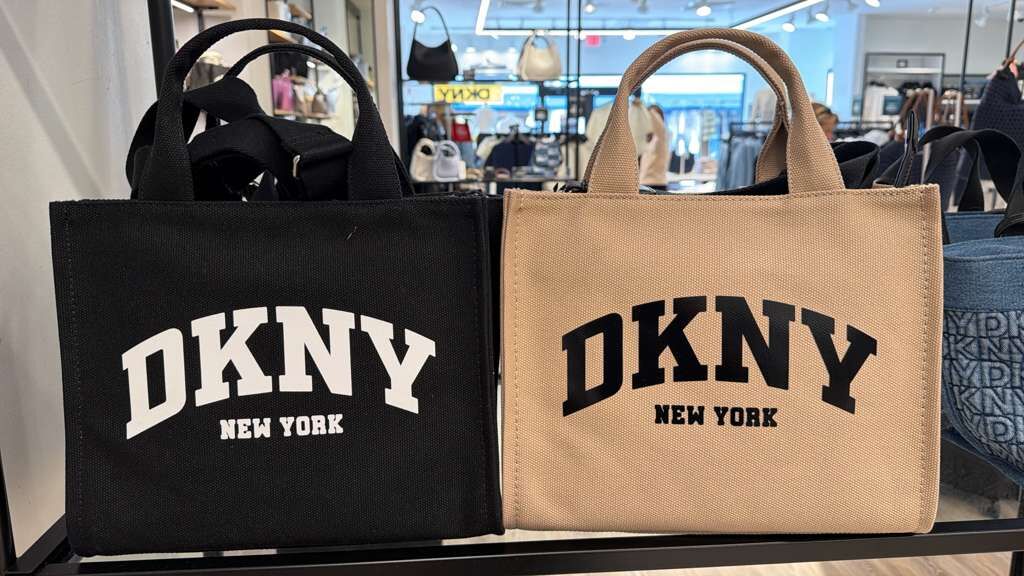 ZR027 DKNY 淨色手挽文字LOGO TOTE BAG 31x26cm