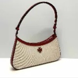 [S] TORY BURCH CANVAS / RED SKY EMERSON CANVAS SHOULDER BAG, 175793-960 (STB780)