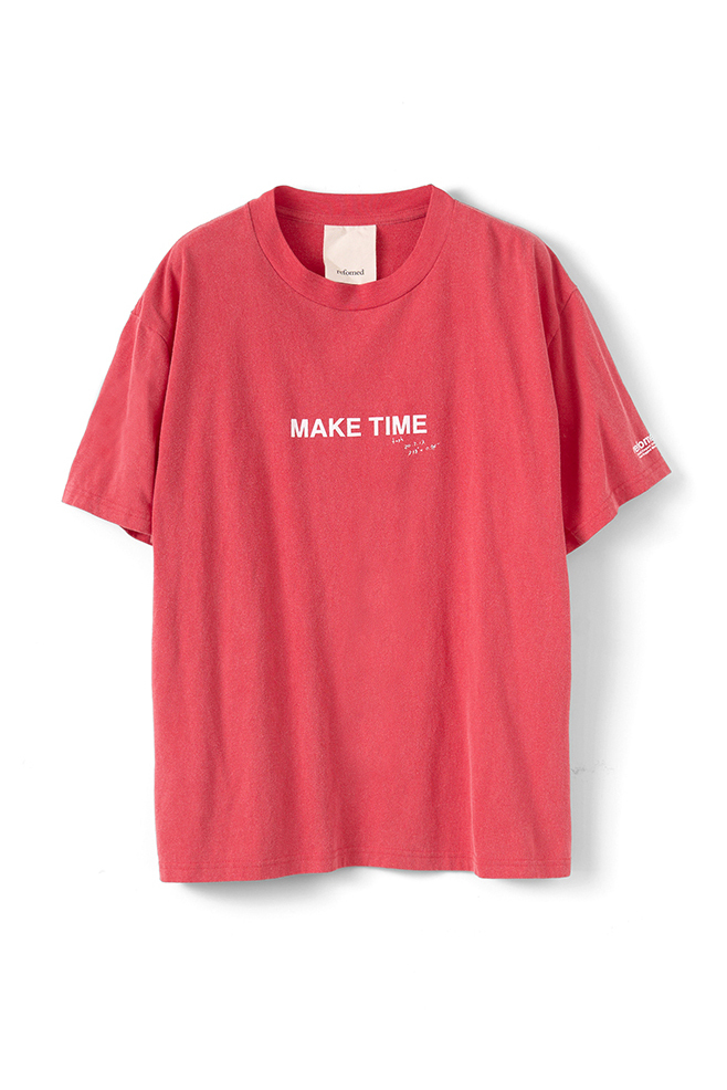 REFOMED MAKE TIME TEE (2COL)