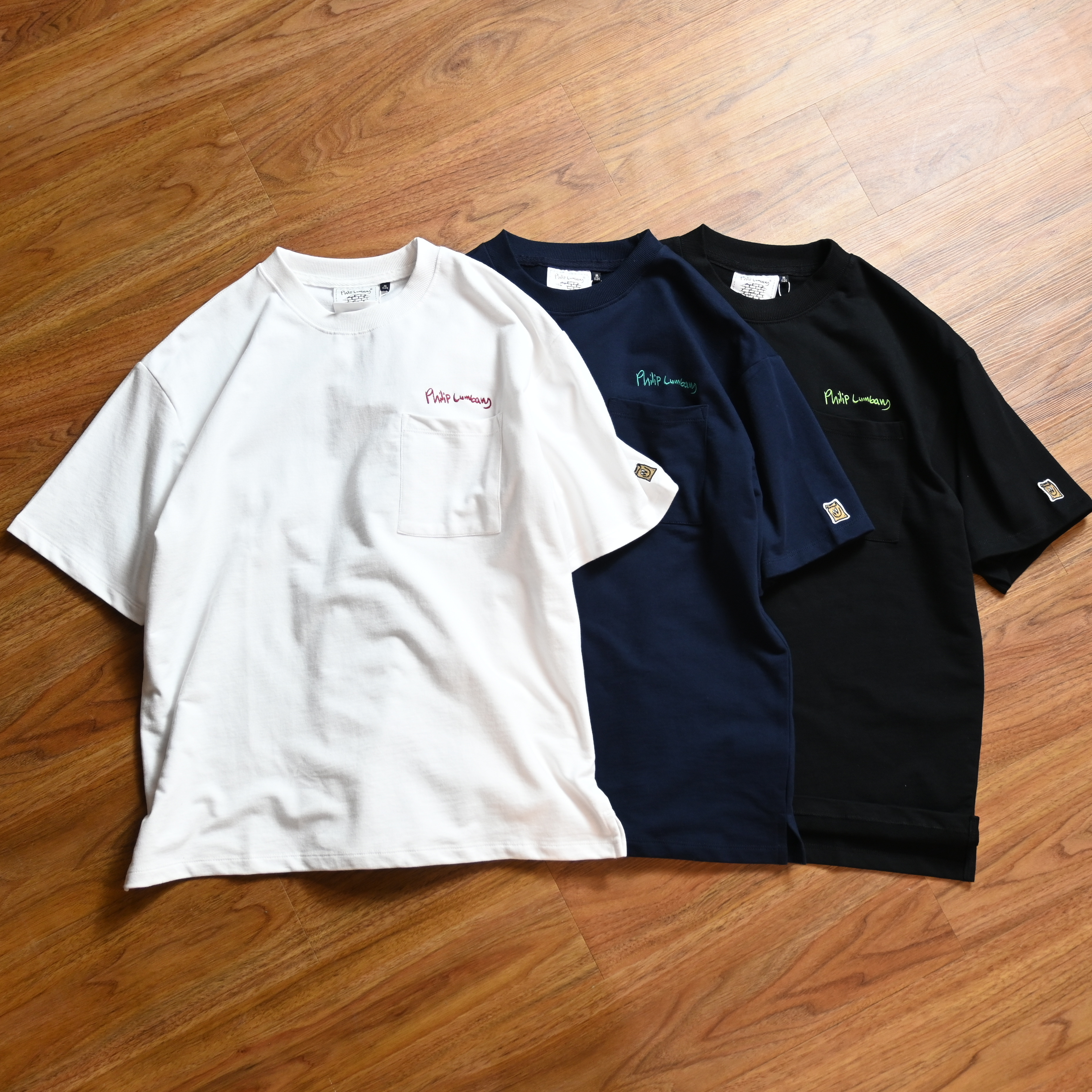 Philip Lumbang Embroidered Logo Pocket Tee