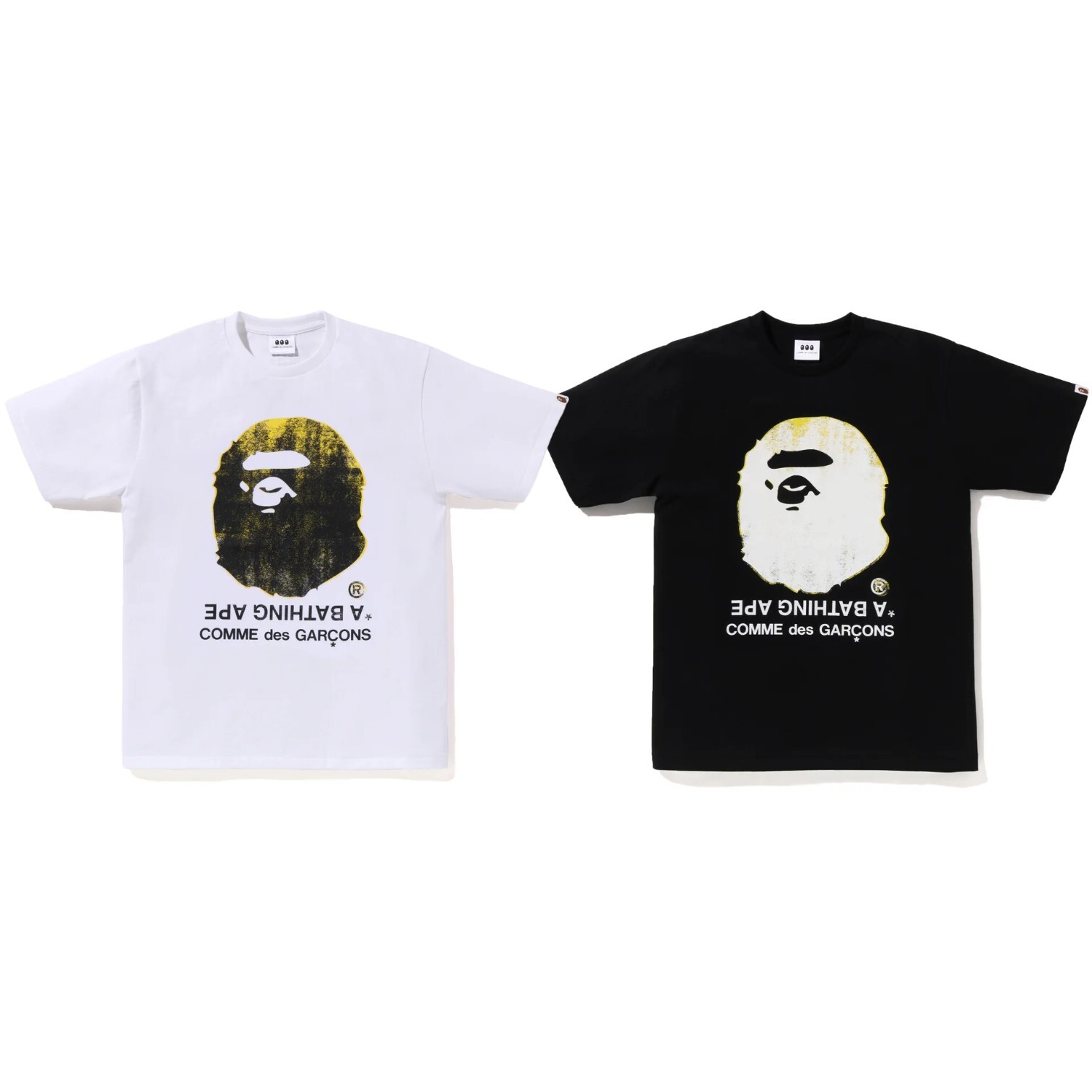 2026SS A BATHING APE BAPE COMME des GARCONS OSAKA CDG 川久保玲 大阪 限定 BIG APE HEAD TEE 斑剝 大頭 日本製 短T 現貨