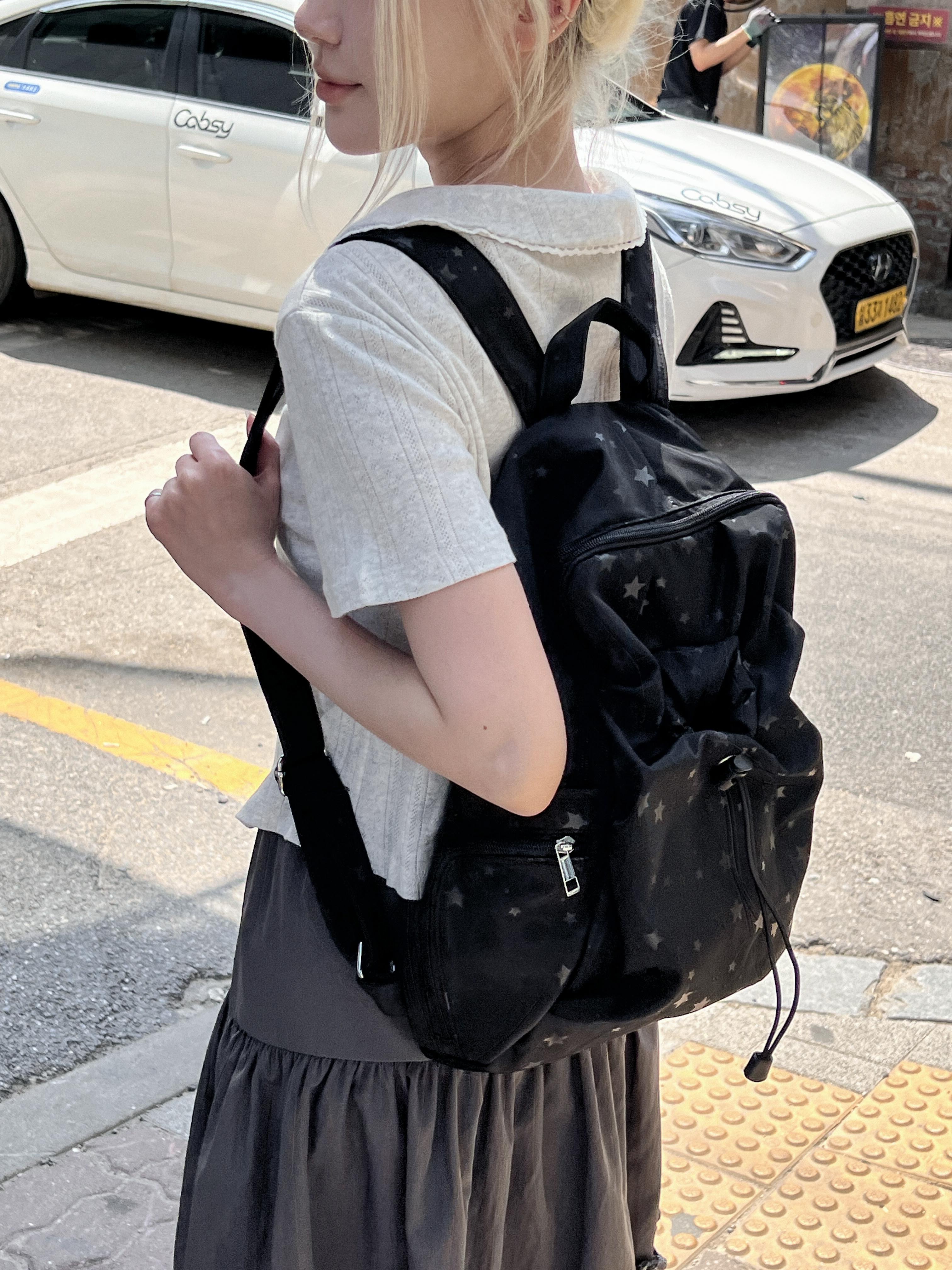 Y2K Stars Backpack〈🇰🇷DAY 1〉