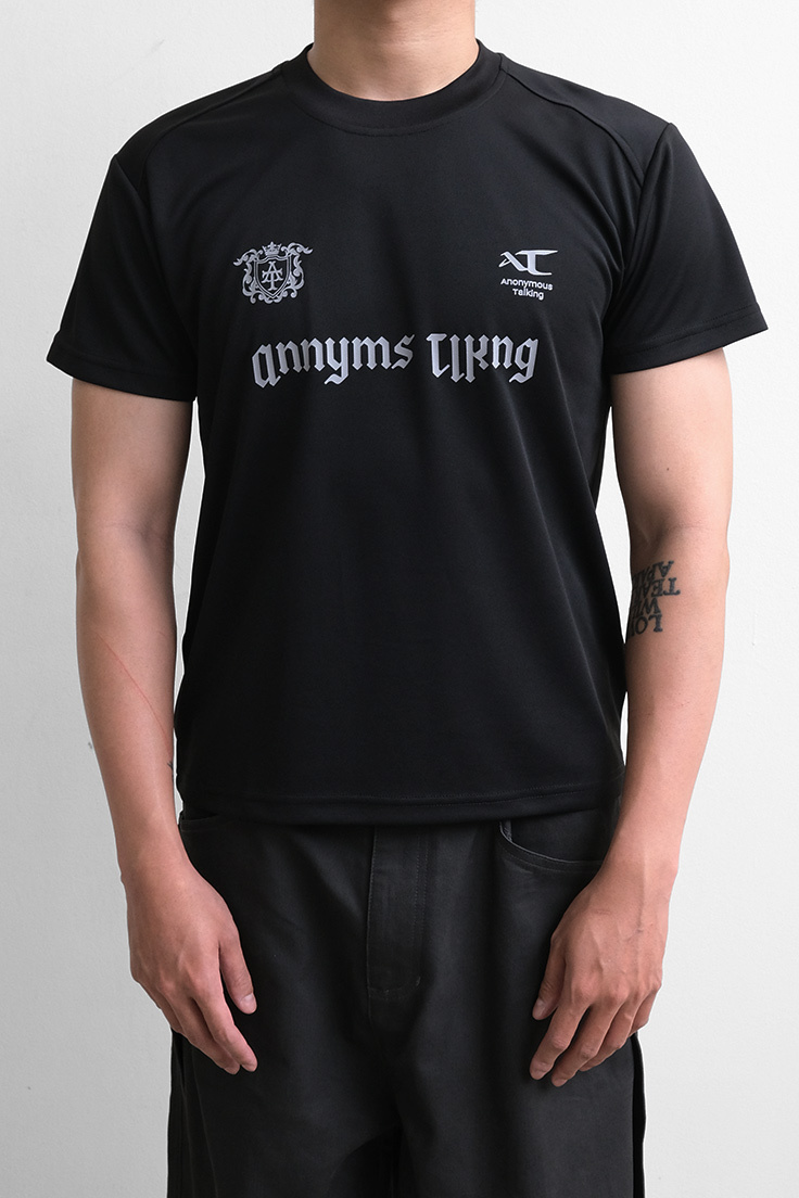 Anonymous Talking｜S26-SS14 – Fitted Jersey (Black)