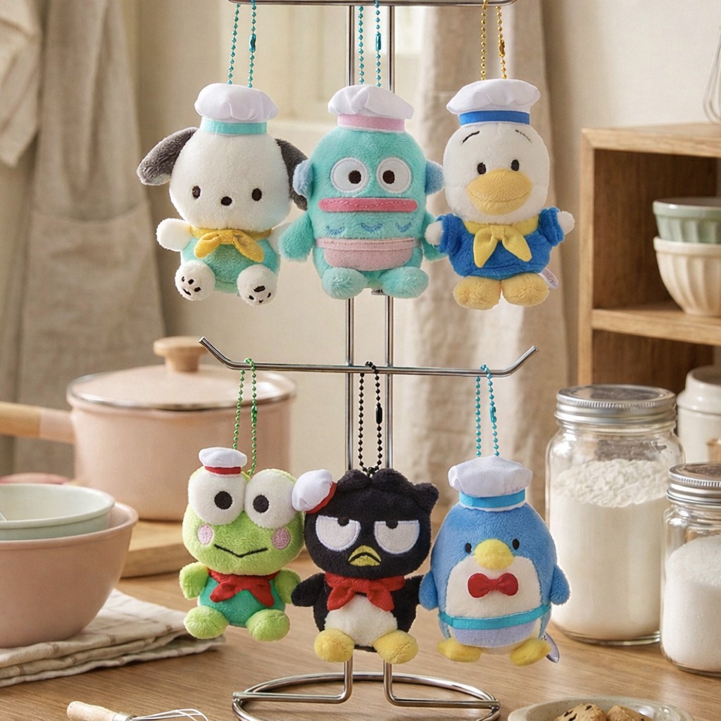 韓國限定 Sanrio 廚師造型公仔匙扣