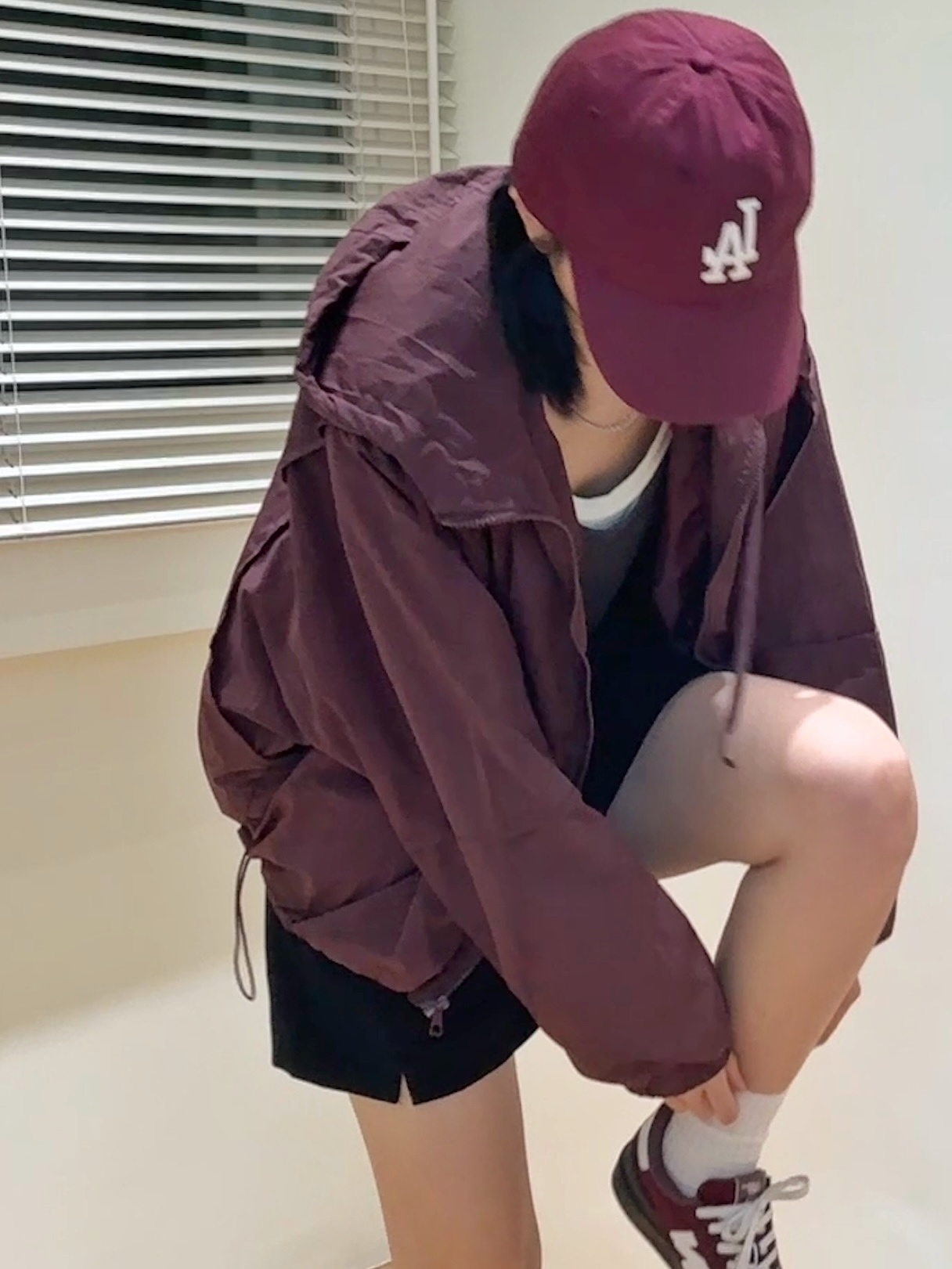 防曬也要很可愛！刷刷連帽外套 (紅)
