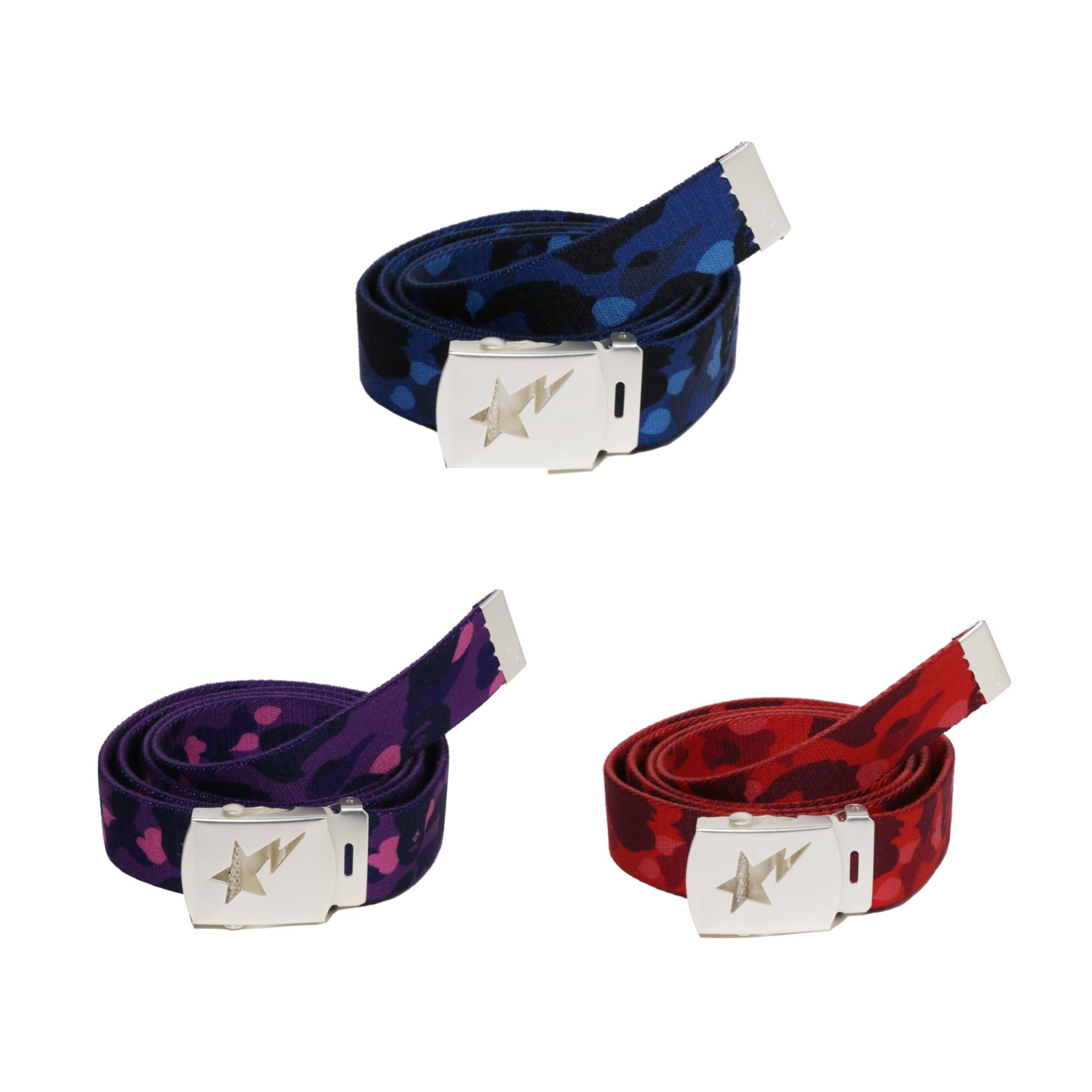 2026SS A BATHIING APE BAPE COLOR CAMO STA GI BELT 金屬扣 腰帶 現貨 1M20188001