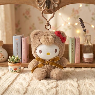 韓國限定 Sanrio 絲帶熊仔造型公仔