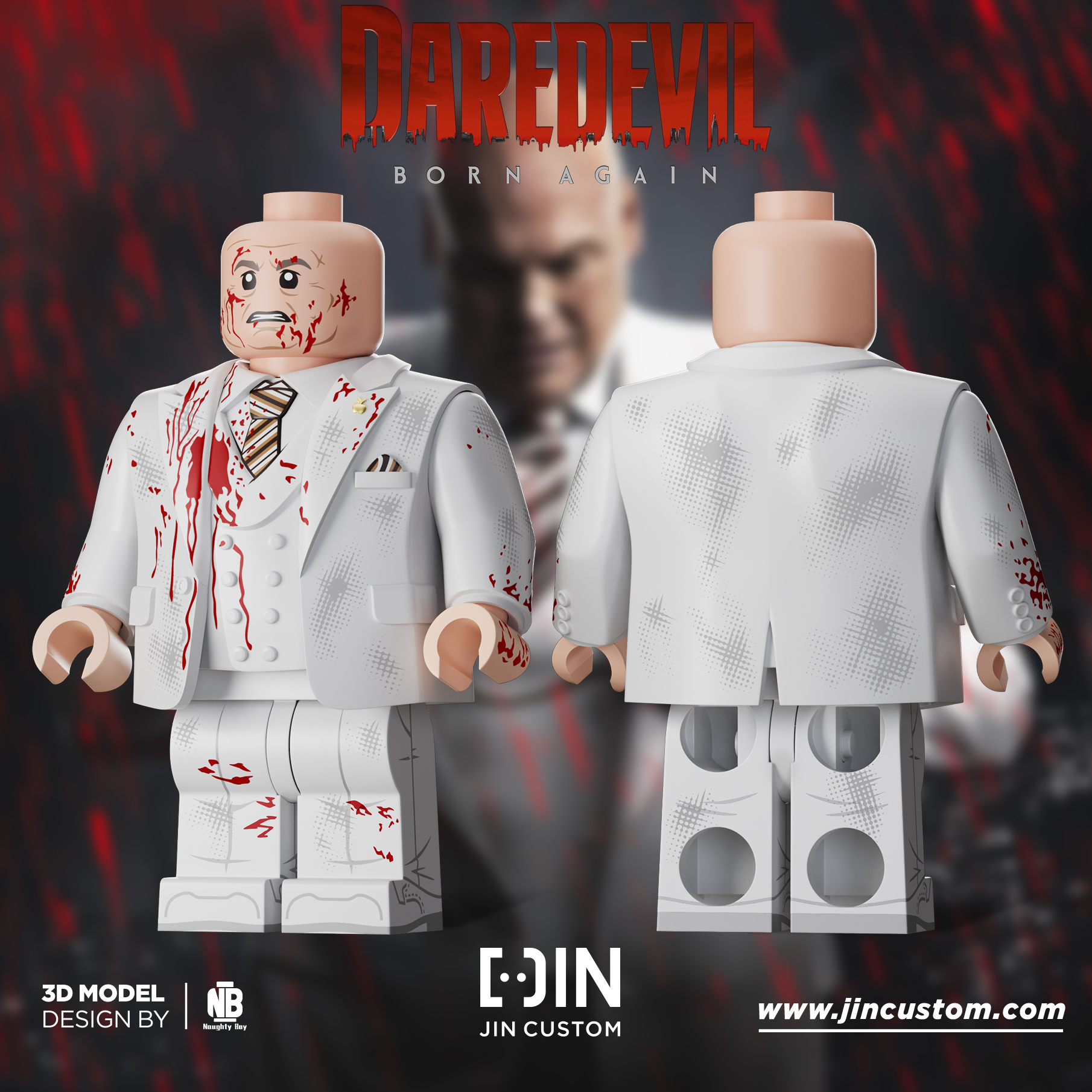 [Jin Custom][Preorder] Kingpin - Damage Ver [PADprinted]