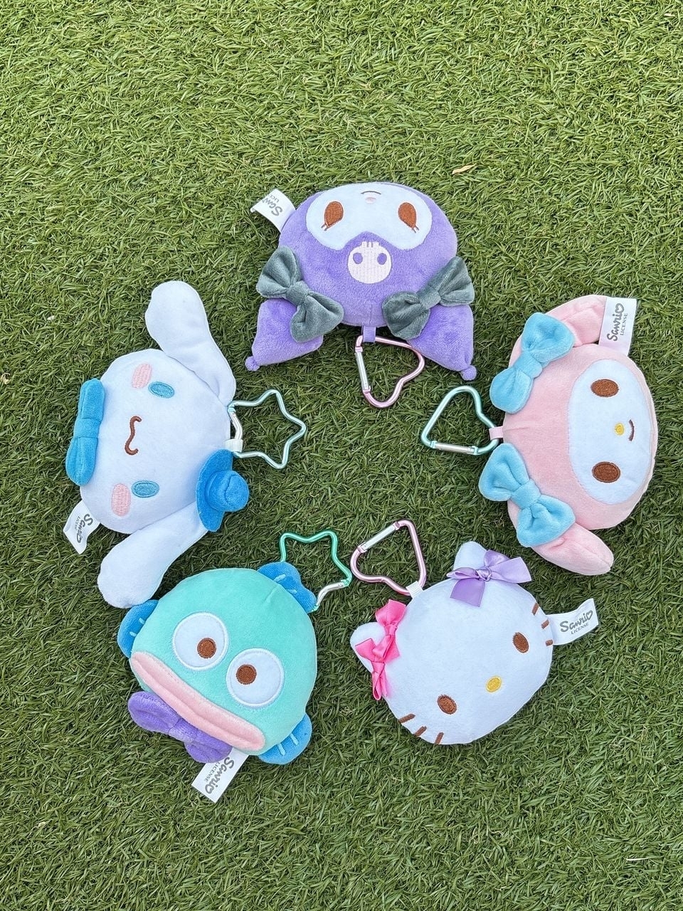 Sanrio 心形扣頭形吊飾連鏡