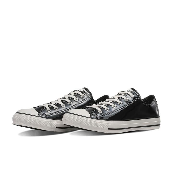 Converse AS ES OX 日本限定 黑色 黑白 亮皮 光澤感 皮革 男女 帆布鞋 31317720