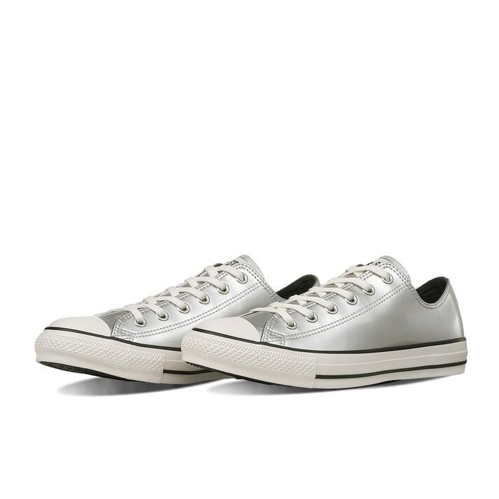 Converse AS ES OX 日本限定 銀色 白銀 亮皮 光澤感 皮革 男女 帆布鞋 31317721