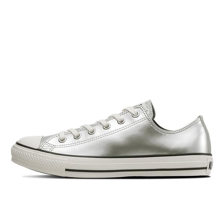 Converse AS ES OX 日本限定 銀色 白銀 亮皮 光澤感 皮革 男女 帆布鞋 31317721