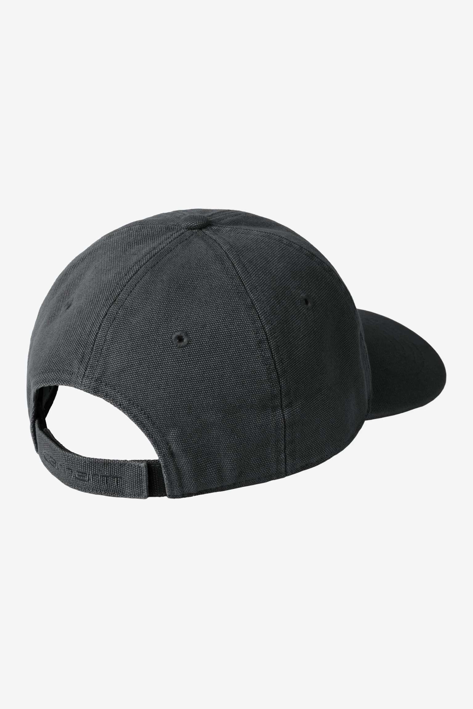 [現貨] CARHARTT WIP CANVAS 6-PANEL CAP WASHED BLACK