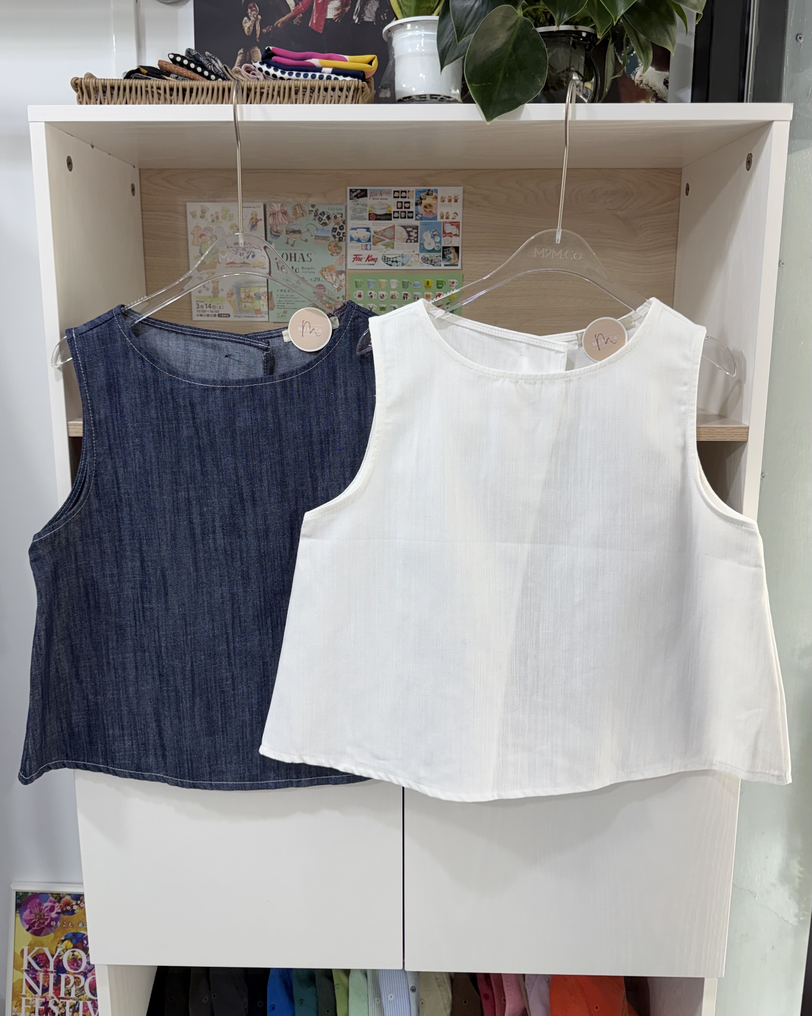 5月新品♥設計感牛仔背心