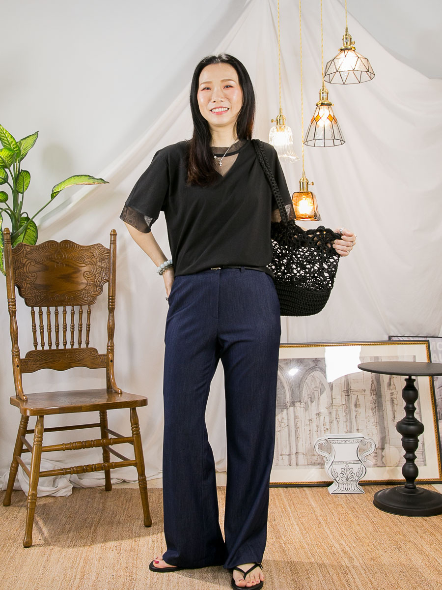 【15/5-17/5 限時優惠】領位 袖口網布．COTTON料TOP
