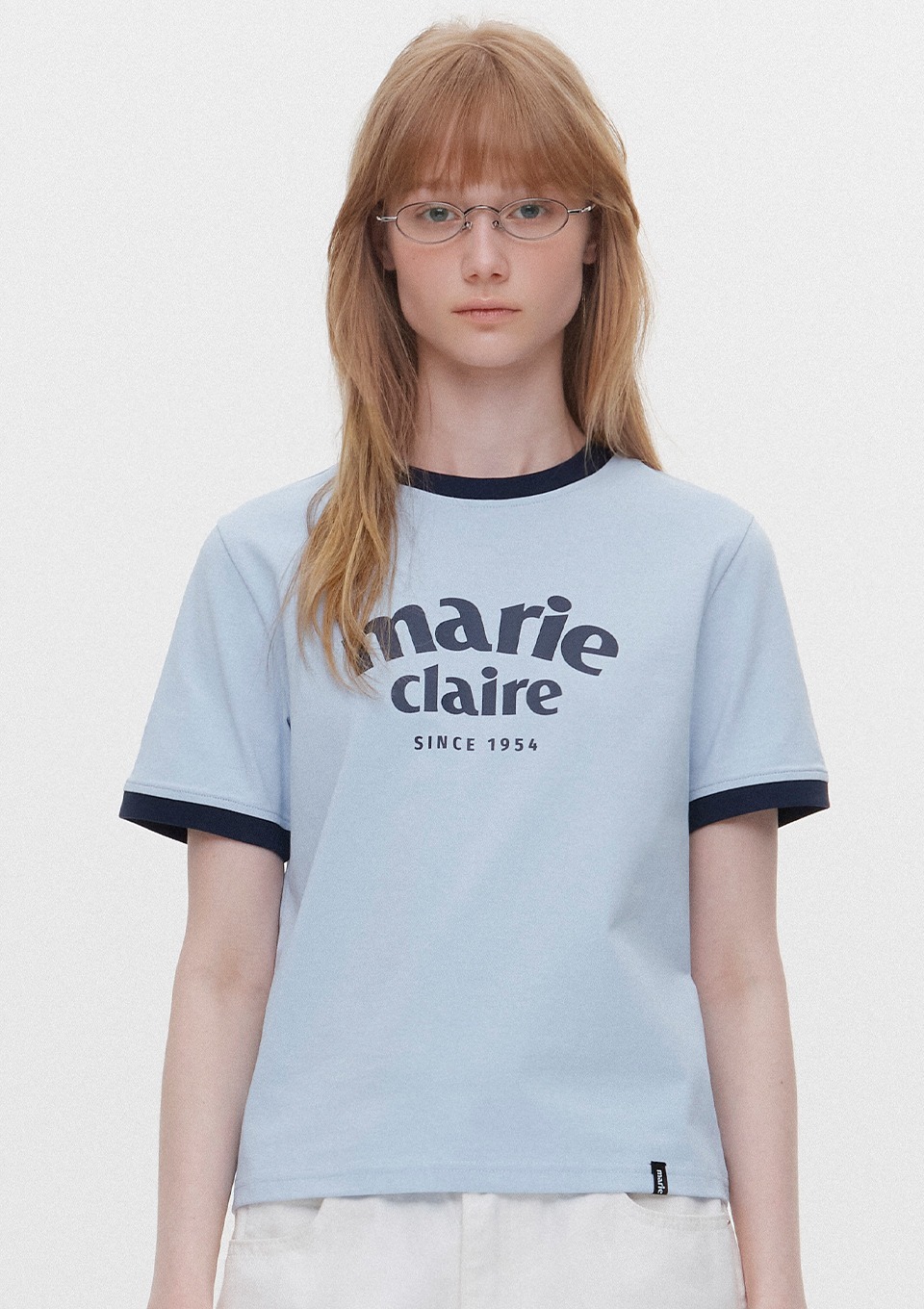 Marie Claire｜Arch Logo Ringer T-shirt (6colors)