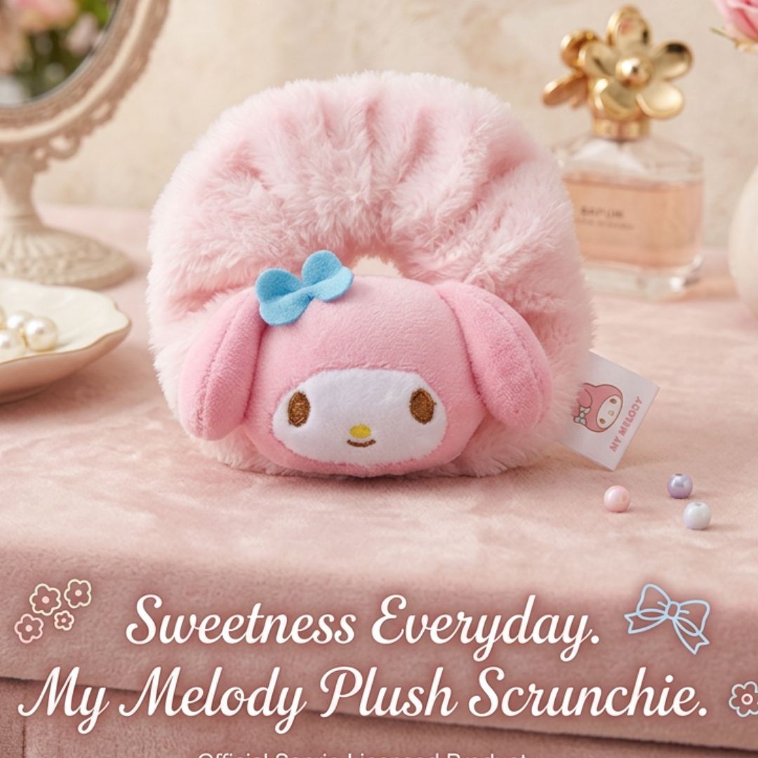 MY MELODY Sanrio| 3D公仔毛絨髮圈 髮帶