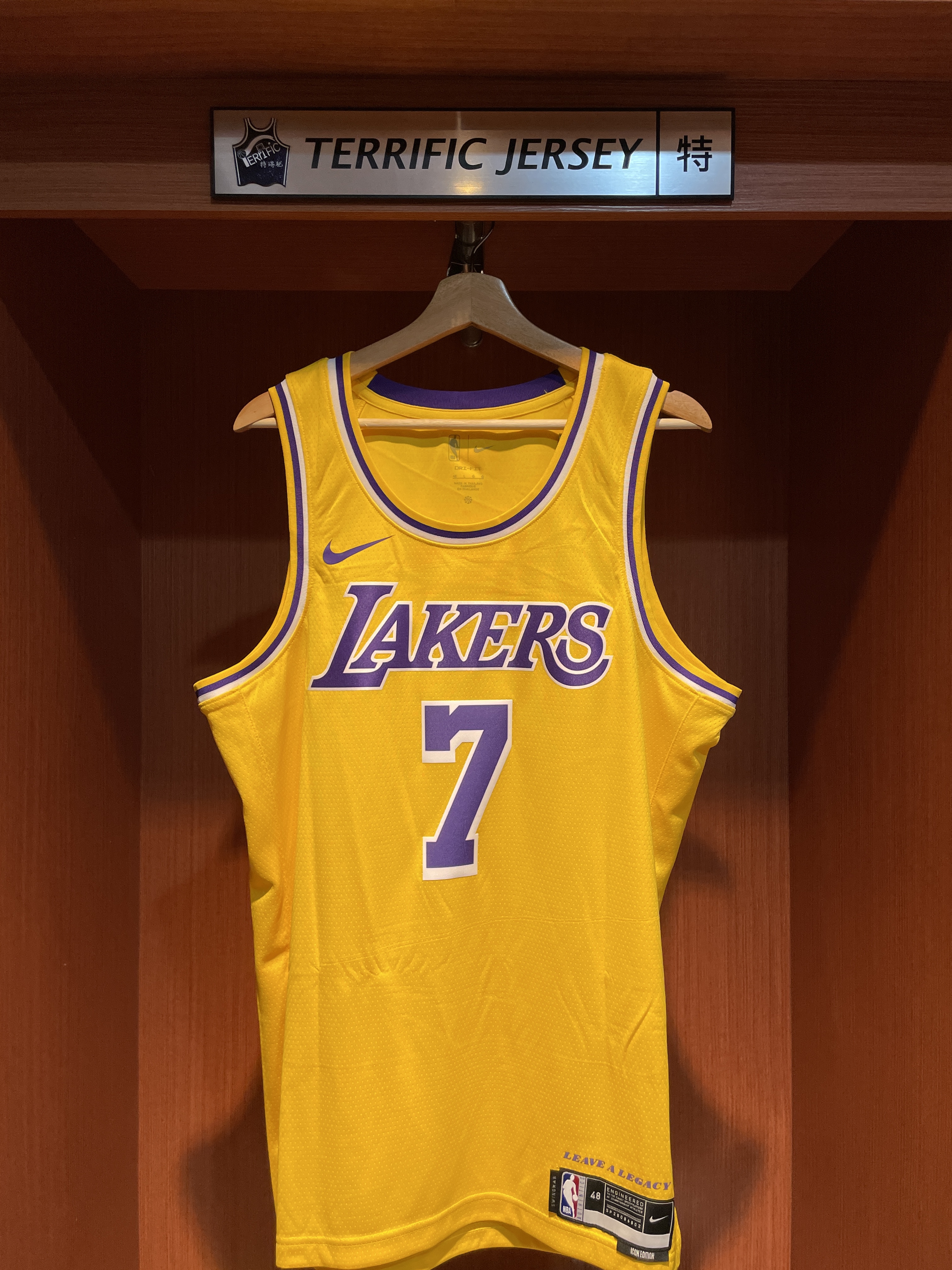 NBA球衣 Carmelo Anthony 洛杉磯湖人黃 Icon Nike Swingman 球迷版 熱轉印 全新