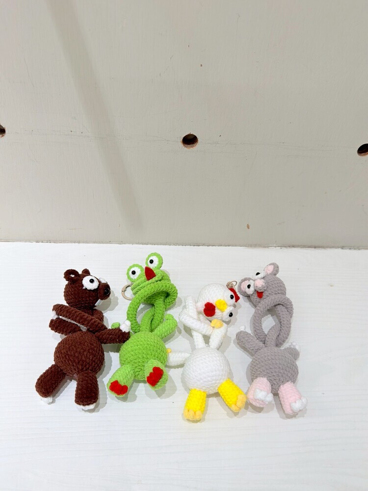 長長脖子動物裝飾『約30cm』